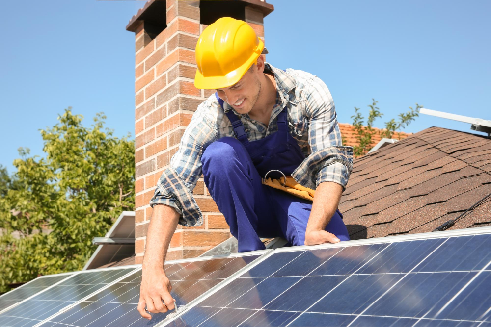 pose et l'installation de panneaux solaires photovoltaïques à Aimargues