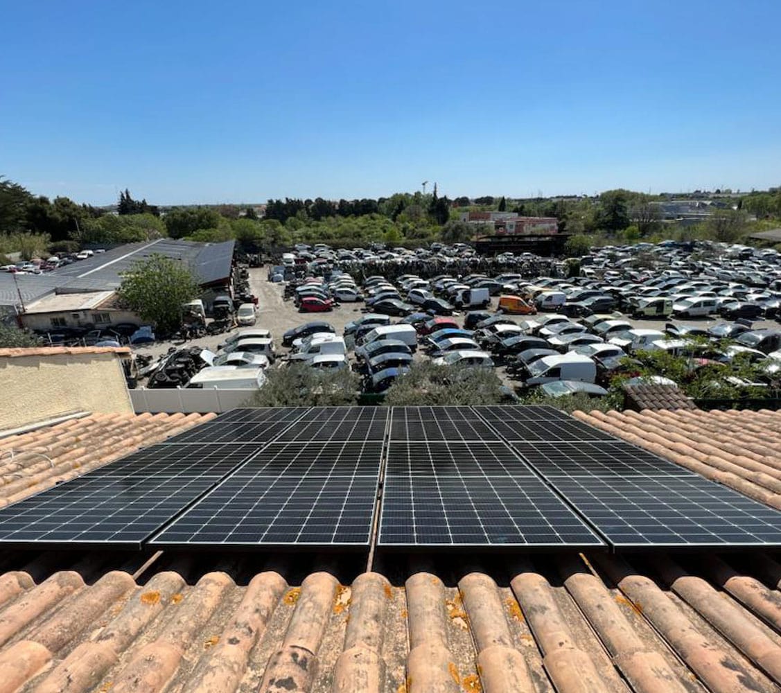 Installation de panneaux solaires sur la maison d'un particulier à Pérols 34 Hérault